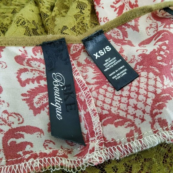 BKE Boutique Women's Multi Media Blouse Top Size XS/S - Picture 5 of 5